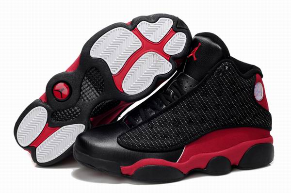 Women Jordan Shoes 13 SuperA Black Varsity Red [Women Jordan Shoes 13 7]